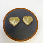 Purple heart stud