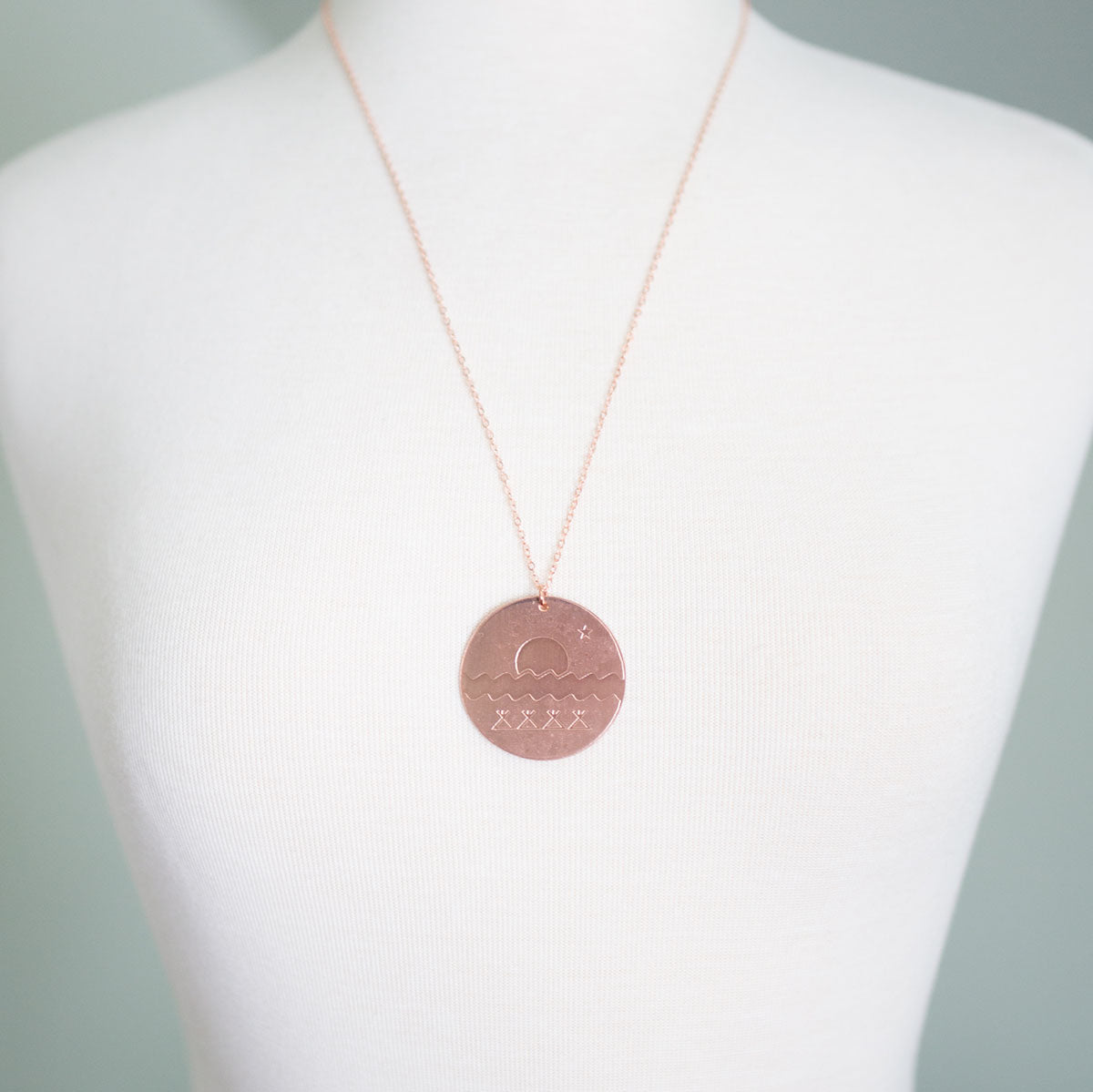 Tłı̨chǫ Flag Necklace