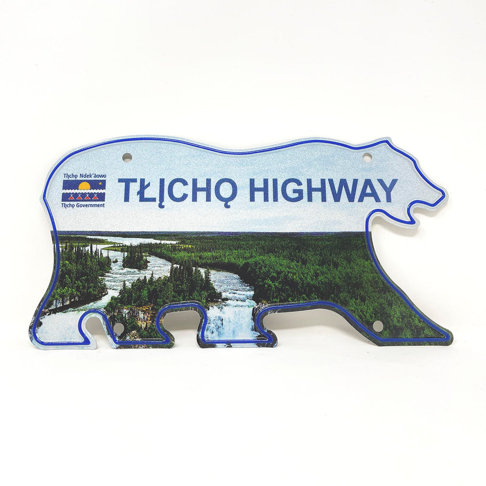 Tłı̨chǫ Highway License Plate